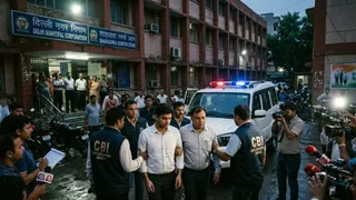 रिश्वत मांगने के आरोप में एमसीडी के डिप्टी कमिश्नर व एओ CBI हिरासत में। (AI Generated Image)