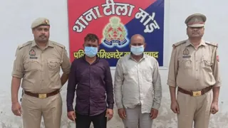 टीला मोड़ पुलिस पुलिस द्वारा गिरफ्तार आराेपित। सौ. पुलिस