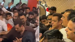 भीड़ के बीच फंसे सलमान खान का फूटा गुस्सा/ फोटो- Instagram