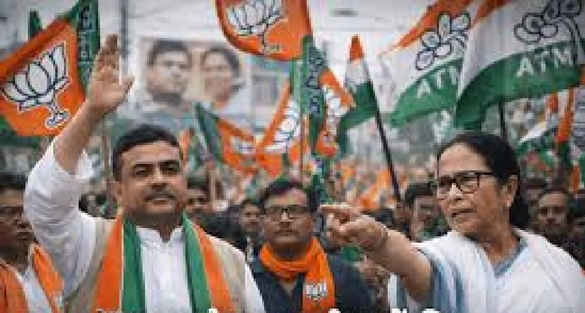 नारायणगढ़ में 'गंगाजल' पर सियासी संग्राम: बीजेपी उम्मीदवार ने की पूजा, तृणमूल ने धुलवाया मंदिर