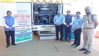 गाजियाबाद स्थित क्षेत्रीय पासपोर्ट कार्यालय से आएगी यह पासपोर्ट मोबाइल वैन। सौ. आरपीओ आफिस