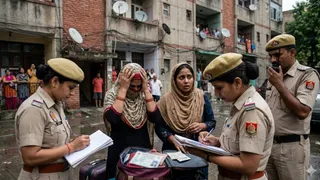 दिल्ली में अवैध तरीके से रह रहीं दो महिलाएं गिरफ्तार।