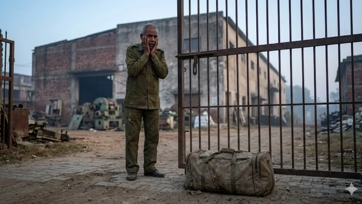 मच्छरों से बचने के लिए रात में चला गया गार्ड, सुबह लौटा तो फैक्ट्री गेट पर बैग में बंद मिला सड़ा-गला शव