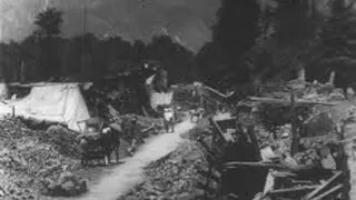 कांगड़ा में 4 अप्रैल 1905 में आए भूकंप से हुआ नुकसान।