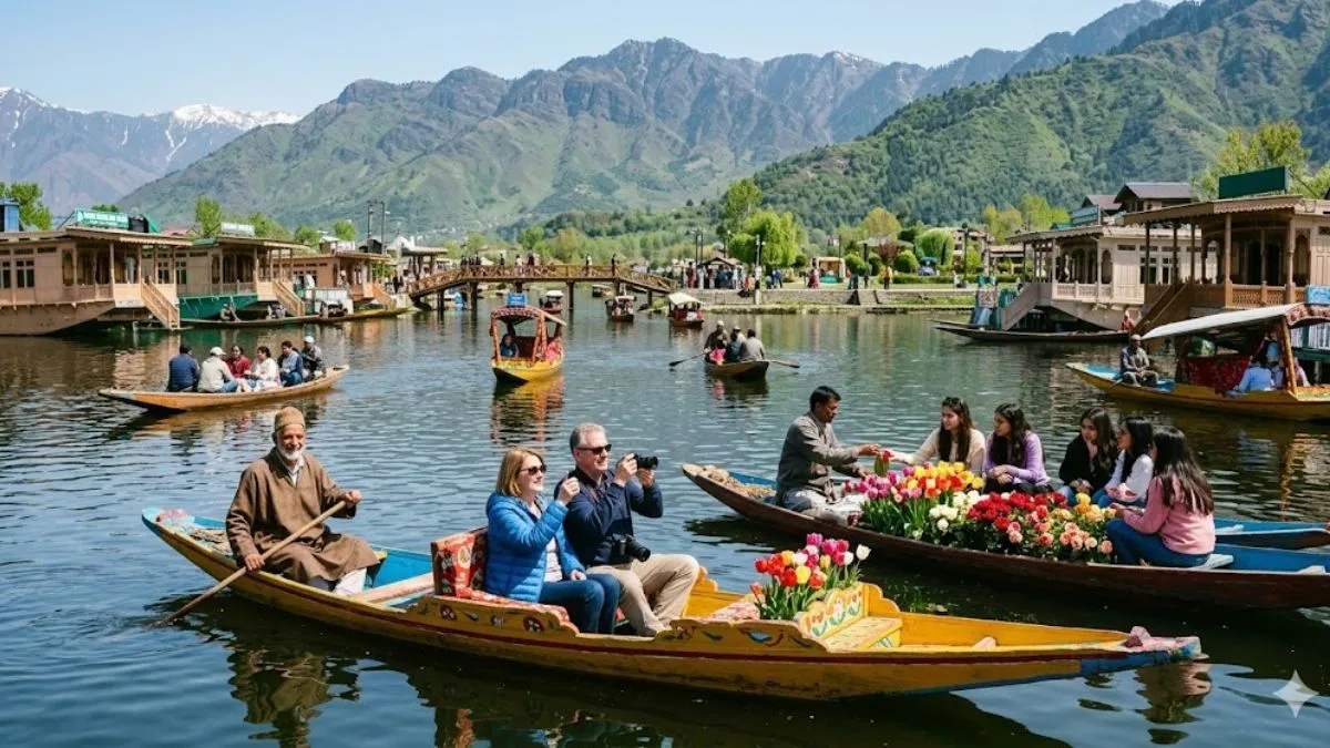 कश्मीर में टूटी आतंक की बेड़ियां, सदाबाहर हुआ पर्यटन उद्योग; 2.35 करोड़ पर्यटकों ने किया 'धरती के स्वर्ग' का दीदार