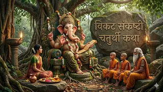 Vikata Sankashti Chaturthi 2026: विकट संकष्टी चतुर्थी कथा। (Ai Generated Image)