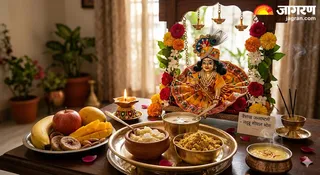 वैशाख जन्माष्टमी 2026 पर लगाएं ये 5 भोग (Image Source: AI-Generated)