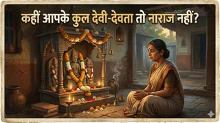 Kula Devata Signs: अगर मिल रहे हैं ये संकेत, तो समझें कुल देवता हैं नाराज। (Ai Generated Image)