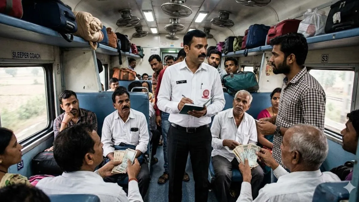 सफेद शर्ट और काली पैंट पहन कोच अटेंडेंट TTE बनकर ट्रेन में कर रहा था वसूली, शिकायत पर DRM ने दिए जांच के आदेश