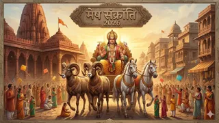 Mesh Sankranti 2026: मेष संक्रांति पूजा नियम। (Ai Generated Image)