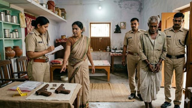 ससुर के पास रखे थे 2 अवैध देसी कट्टे, बहू की पड़ गई नजर; फिर ले लिया तू-तू मैं-मैं का बदला
