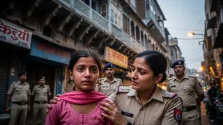पुलिस पेट्रोलिंग टीम समय रहते कार्रवाई कर एक 17 वर्षीय नाबालिग लड़की को बचाने में कामयाब रही। एआई इमेज