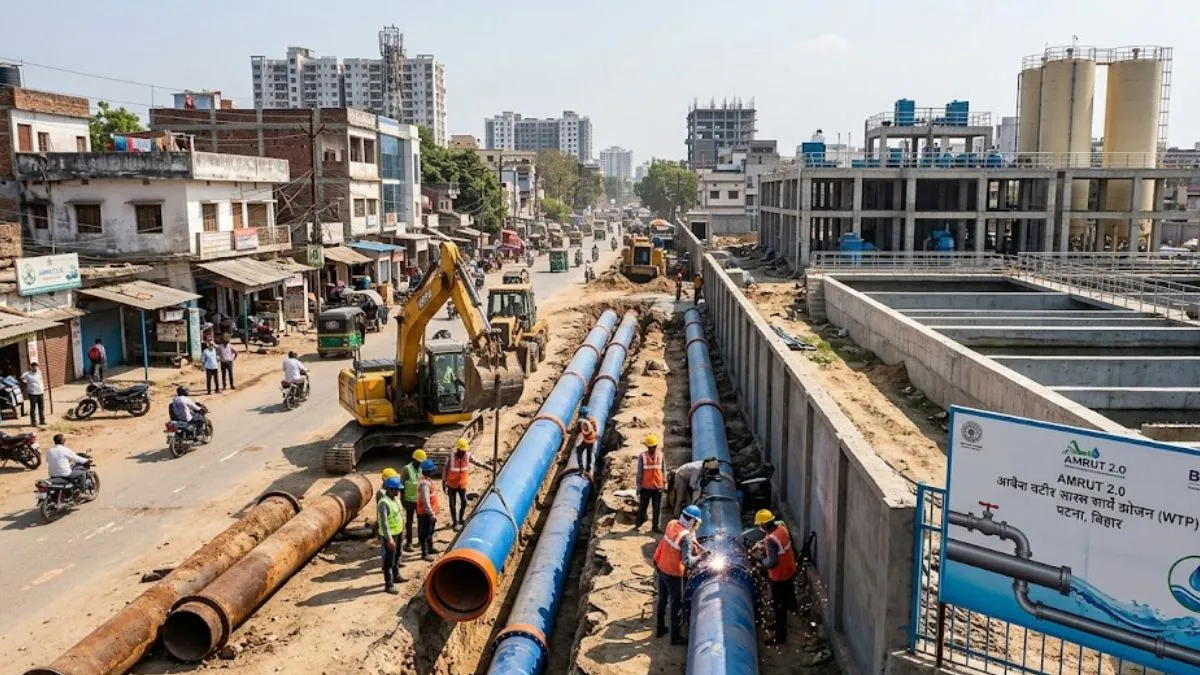 बिहार में अमृत 2.0 की रफ्तार: 2451 करोड़ से बुझेगी शहरों की प्यास, 21 बड़ी परियोजनाओं पर काम शुरू
