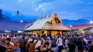 सबरीमाला मंदिर की फाइल फोटो।