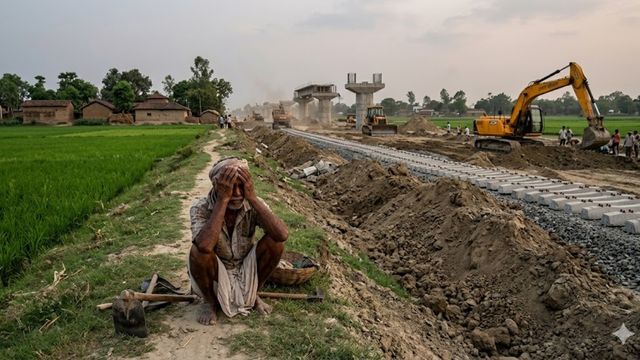मानपुर-डेहरी रेल प्रोजेक्ट से किसानों पर दोहरी मार, उपजाऊ जमीन और आजीविका प्रभावित
