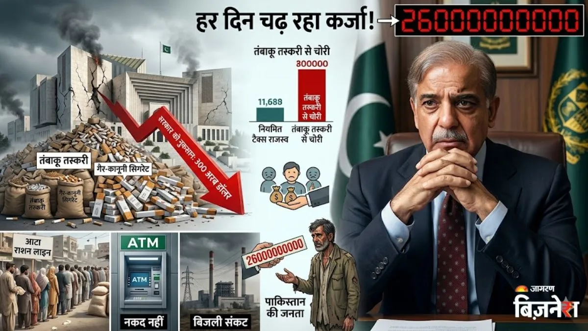Pakistan में सिगरेट तस्करी, जनता ने पाक सरकार को लगाया 300 अरब का चूना; रोज 26 बिलियन कर्ज ले रहे शहबाज शरीफ!