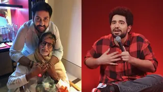 समय रैना ने अमिताभ और अभिषेक को किया रोस्ट। फोटो क्रेडिट- एक्स