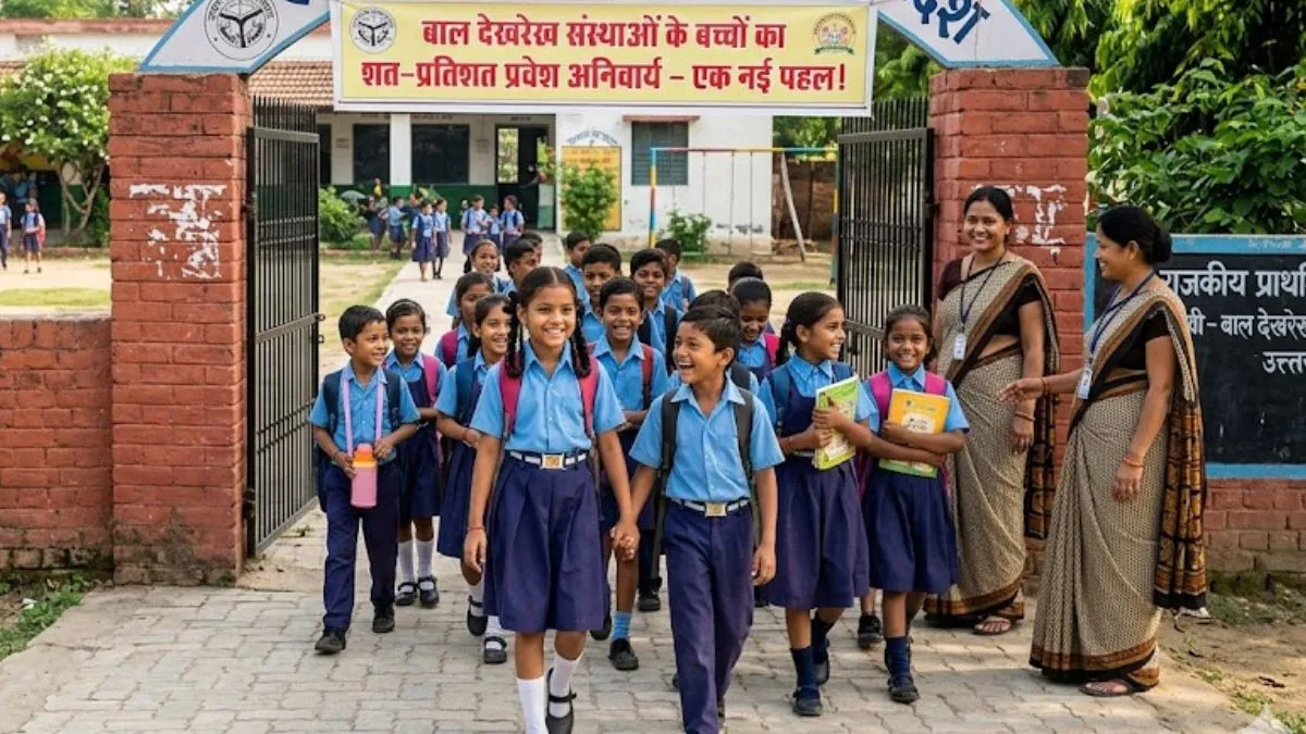 यूपी में बाल देखरेख संस्थाओं के बच्चों के लिए बड़ी पहल, अब स्कूलों में शत-प्रतिशत दाखिला होगा अनिवार्य