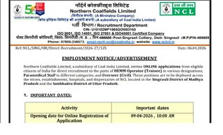 NCL Trainee Vacancy 2026: यहां देखें पूरी जानकारी।