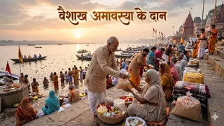 Vaishakh Amavasya 2026: वैशाख अमावस्या पर राशि अनुसार करें ये दान। Ai Generated Image