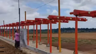 झारसुगुड़ा हवाईपट़टी का फाइल फोटो।