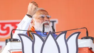 बंगाल की रैली में पीएम मोदी।