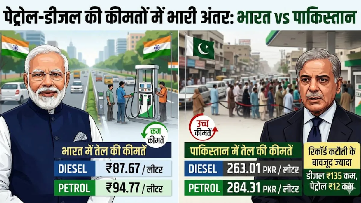 पेट्रोल 12 तो डीजल ₹135 हुआ सस्ता, पाकिस्तान ने कीमतों में की बंपर कटौती; पर भारत से अब भी इतनी ज्यादा