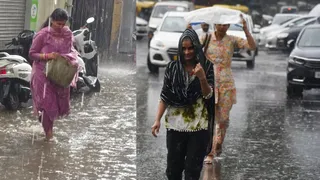 कैप्शन: जम्मू-कश्मीर में बदला मौसम का मिजाज (Jagran Photo)