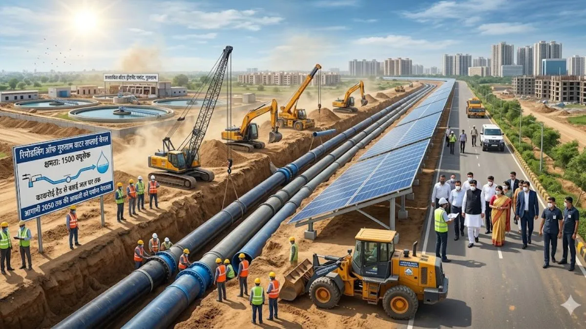 गुरुग्राम की प्यास बुझाएगा 1500 क्यूसेक पानी, वाटर सप्लाई चैनल की होगी रिमॉडलिंग