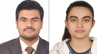 राहुल कुमार सिंह और रोजी कुमारी। फाइल