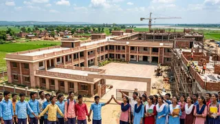 22 जिलों में अल्पसंख्यक आवासीय विद्यालयों का निर्माण कार्य तेज। (AI Generated Image)