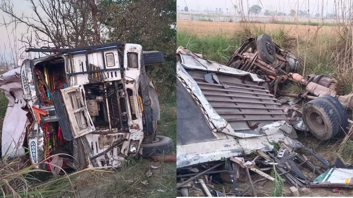 हापुड़ में भीषण सड़क हादसा: बारातियों से भरी बस और ट्रक की टक्कर में 6 की मौत, कई घायल