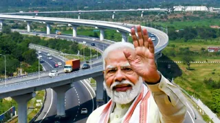 पीएम मोदी ने किया दिल्ली-देहरादून एक्सप्रेसवे का लोकार्पण। (AI Generated Image)