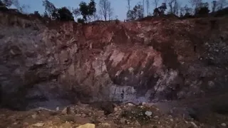 क्रोजाइड खदान की तस्वीर।