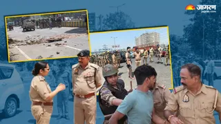 हाईवे पर भारी पुलिस बल तैनात, एहतियातन बढ़ाई सुरक्षा। जागरण