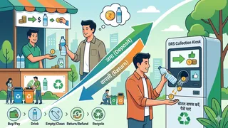 दिल्ली में डीआरएस लागू होगा, प्रस्ताव बनाने का दिया गया निर्देश। फोटो: एआई जनरेटेड