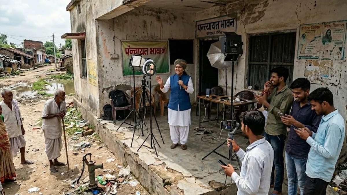 बिहार में मुखिया जी के 'रील्स राज' में विकास बेदम, वार्ड पार्षद लाइक्स-शेयर में व्यस्त