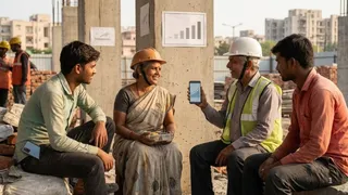 राष्ट्रीय राजधानी क्षेत्र में दिल्ली की न्यूनतम मजदूरी में पिछले एक दशक में लगभग 90% की वृद्धि हुई है। इमेज एआई