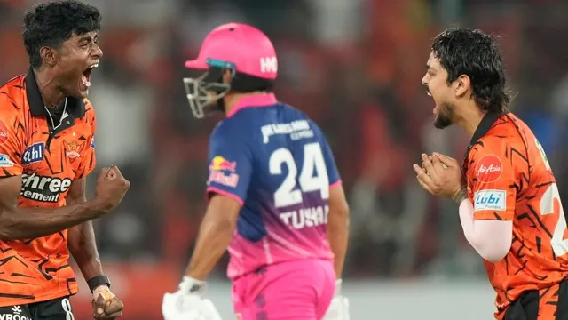  सनराइजर्स हैदराबाद ने टॉप-4 में मारी एंट्री, हार के बावजूद टॉप पर राजस्थान