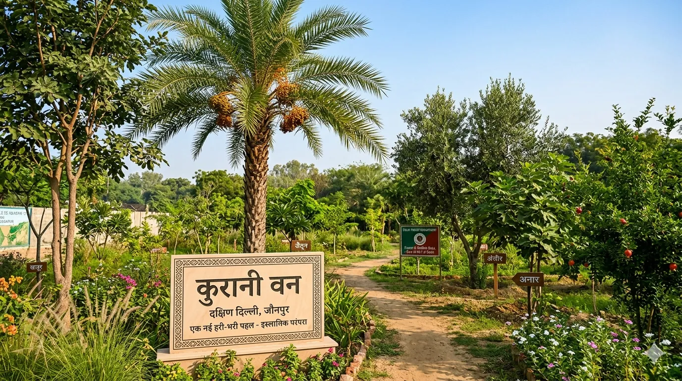 दिल्ली में बनेगा अनोखा 'कुरानी वन', इस्लामिक परंपराओं और संस्कृति में महत्व रखने वाले पेड़-पौधे लगेंगे