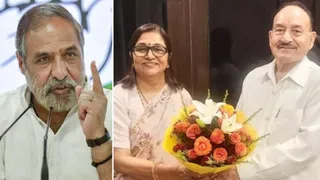 कांग्रेस के वरिष्ठ नेता आनंद शर्मा, हिमाचल मामलों की प्रभारी रजनी पाटिल और पूर्व मंत्री कौल सिंह। जागरण आर्काइव