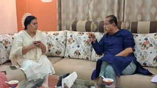 वित्त मंत्री राधाकृष्ण किशोर और ग्रामीण विकास मंत्री दीपिका पांडेय सिंह ने भाषा विवाद का मुद्दा उठाया। (फोटो: एक्स से फाइल)