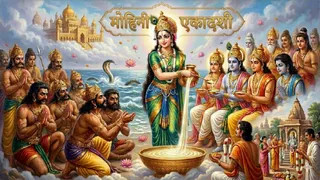 Mohini Ekadashi 2026: मोहिनी एकादशी पर करें ये काम। (Picture Credit- AI Generated)