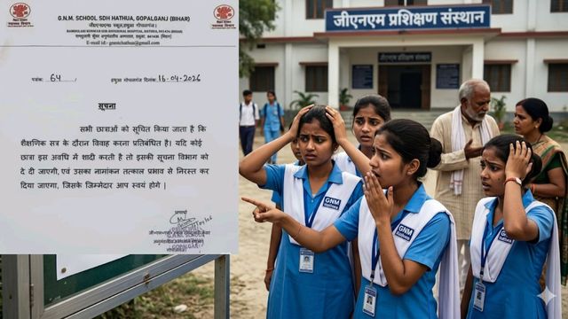 पढ़ाई के दौरान शादी की तो रद हो जाएगा नामांकन, गोपालगंज में नर्सिंग स्कूल के नए फरमान से हड़कंप