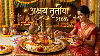Akshaya Tritiya 2026: कनकधारा स्तोत्र का पाठ। (Ai Generated Image)