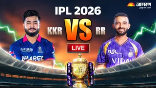 KKR vs RR Live Cricket Score