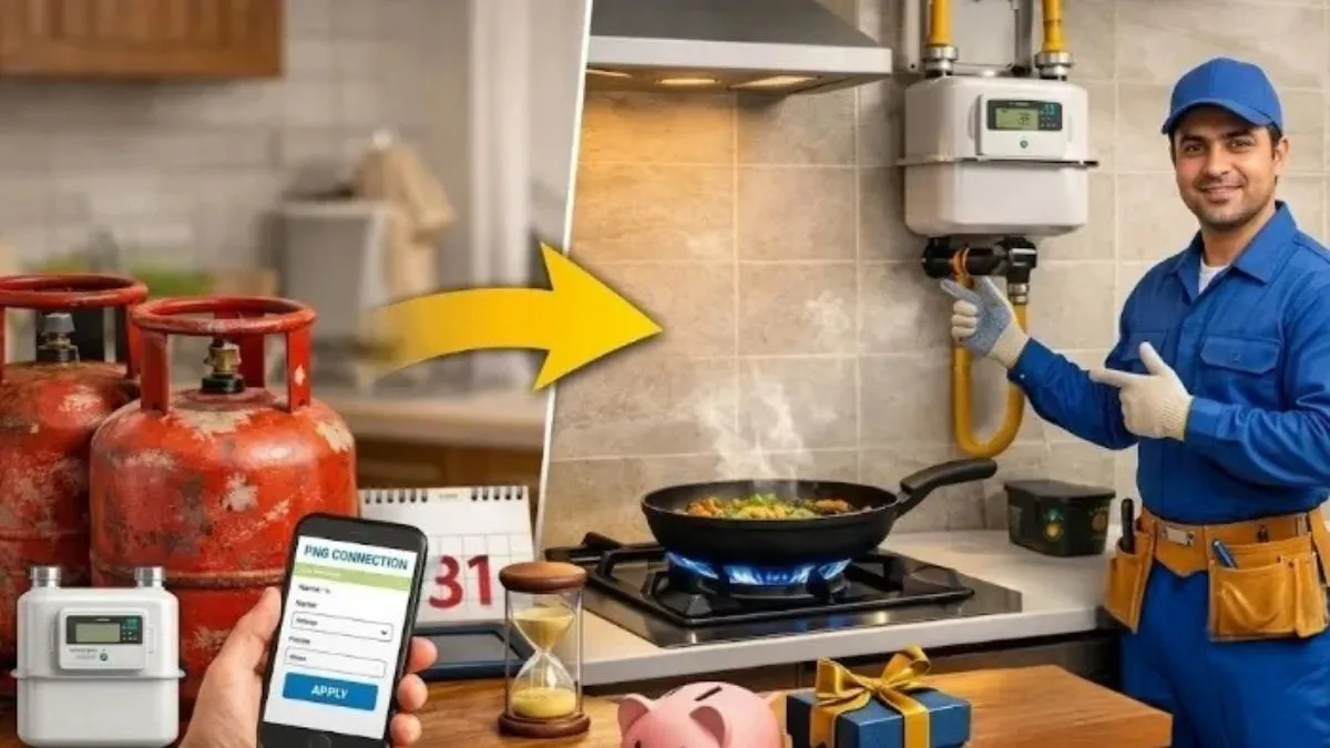 LPG की झंझट खत्म: घर बैठे 15 दिन के अंदर कैसे मिल सकता है PNG कनेक्शन? पढ़ें फुल प्रोसेस