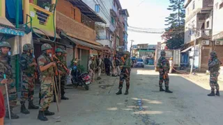 मणिपुर में उग्रवादी हमला। (पीटीआई)