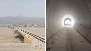 ऋषिकेश-कर्णप्रयाग रेलवे परियोजना के तहत निर्मित सुरंग में बिछाई जाएगी बैलास्टलेस ट्रैक। जागरण