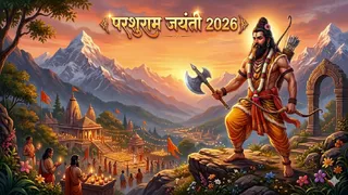 परशुराम जयंती 2026: अक्षय तृतीया के साथ बना है महासंयोग। (Ai Generated Image)